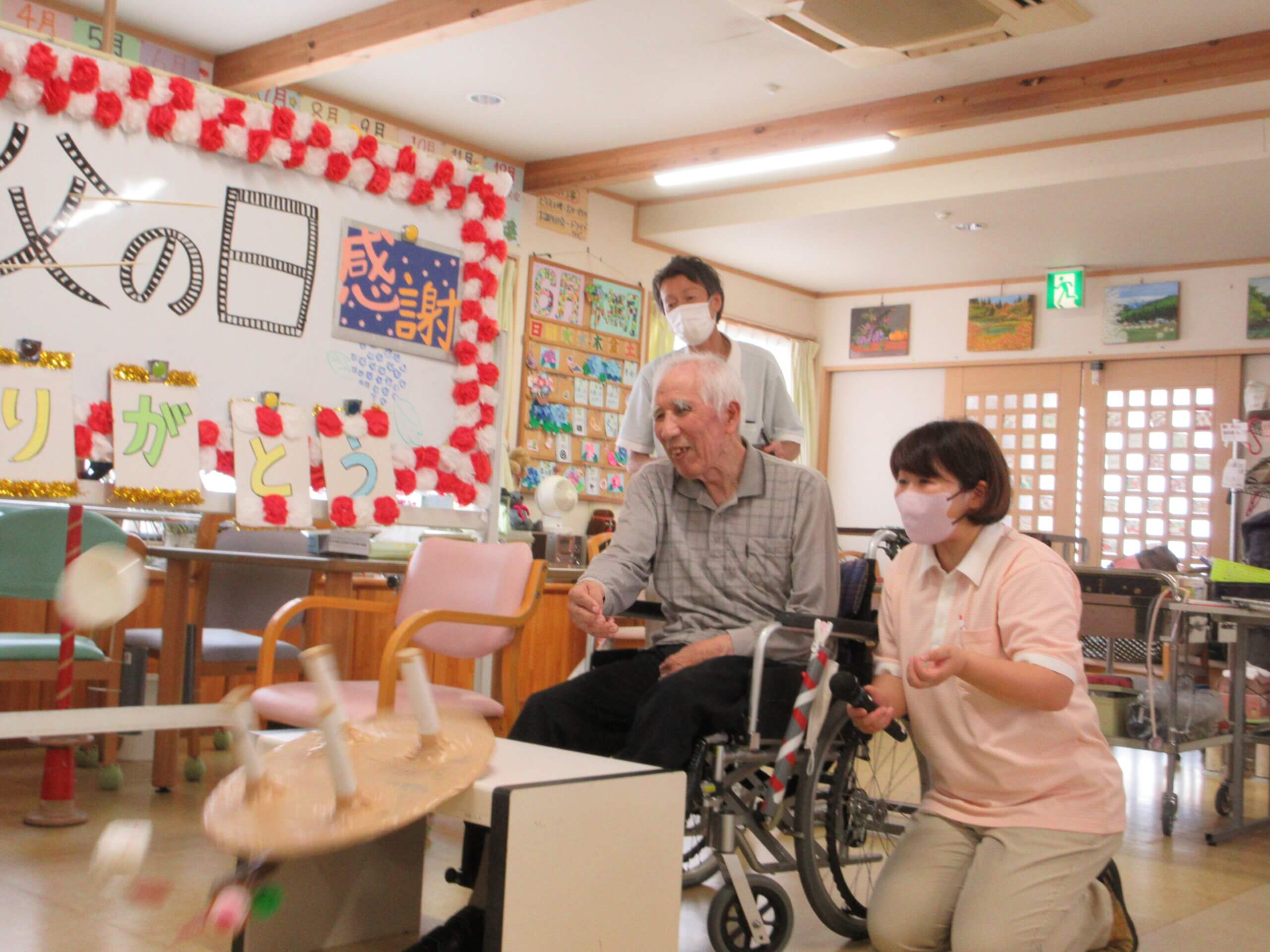 デイサービスセンターゆめさき　父の日イベント